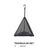 Outdoor triangular sun drying net, foldable storage net, camping hanging net, storage basket, PVC hanging net bag - V.I.P Digital Presence