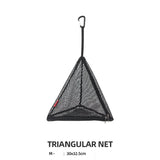 Outdoor triangular sun drying net, foldable storage net, camping hanging net, storage basket, PVC hanging net bag - V.I.P Digital Presence