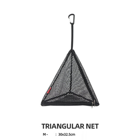 Outdoor triangular sun drying net, foldable storage net, camping hanging net, storage basket, PVC hanging net bag - V.I.P Digital Presence