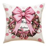 Christmas Pillow, Christmas Day Pillow Cover, Santa Claus Snowman Cushion, Backrest, Bedding Pillow Cover (excluding pillow core) - V.I.P Digital Presence