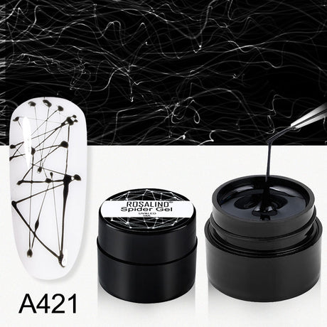 ROSALIND Gel Spider Line For Nails Art Gel Polish UV Colors Painting Gel Nail Polish Spider Gel Lacquer Web Stickers Gel Polish - V.I.P Digital Presence