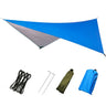 Toldo triangular multifuncional para exteriores, impermeable, resistente a la lluvia, protector solar, para acampar, para playa