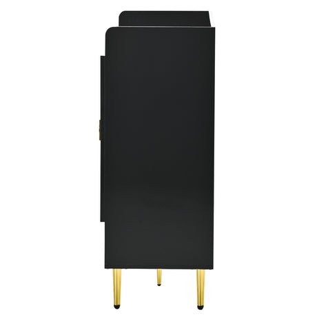 U-Can shoe cabinet with door, 11 layers with adjustable shelves, modern wooden shoe cabinet (PVC surface) - V.I.P Digital Presence