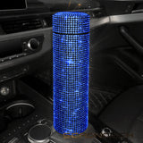 Bling Rhinestone Thermos Bottle Insulated Double Wall Stainless Steel Water Bottle Coffee Travel Car Coffee Mug Cup Vacuum Flask - V.I.P Digital Presence
