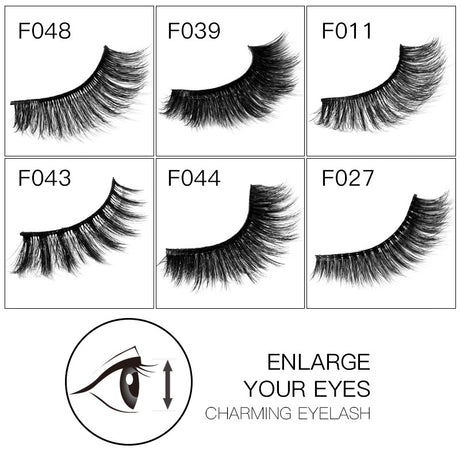 Explosive 3D Mink Hair False Eyelashes Curled Soft Slender Three Dimensional Thick False Eyelashes - V.I.P Digital Presence
