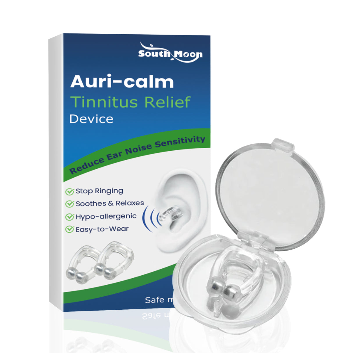 Auri-calm Tinnitus Relief Device, Relieve Ear Pain Tinnitus And Ear Discomfort Ear Massage Care Ear Clips - V.I.P Digital Presence