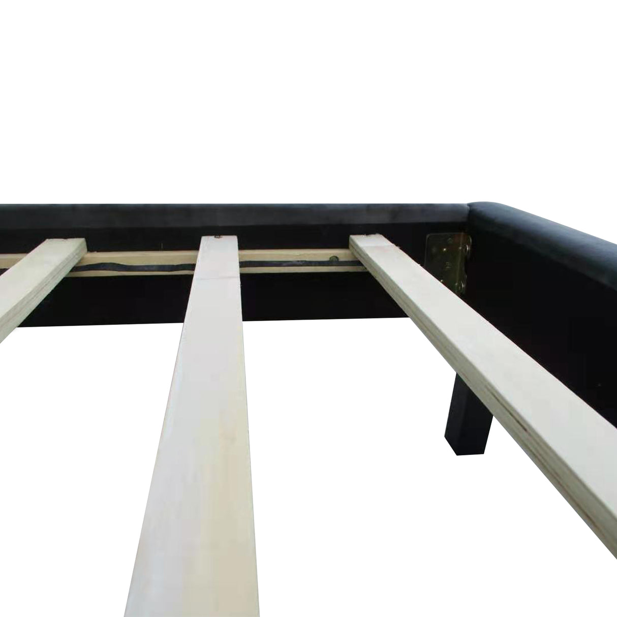 Velvet Button Tufted-Upholstered Bed with Wings Design - Strong Wood Slat Support - Easy Assembly - Gray Queen platform bed - V.I.P Digital Presence