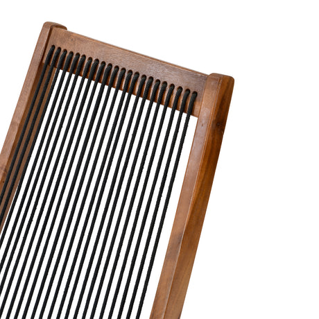 folding roping wood chair - V.I.P Digital Presence