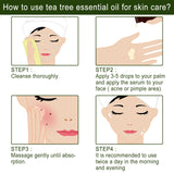 Tea Tree Essential Oil, Repair Acne Pore Shrinkage Hydrating Face Care Essential Oil