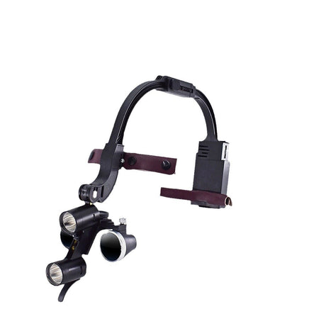 Dental oral head mounted magnifier with headlight HD orthopedic ENT optical instrument magnifying lens light - V.I.P Digital Presence