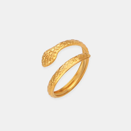Titanium Steel Snake Shape Bypass Ring - V.I.P Digital Presence
