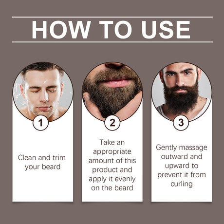 Men's Beard Oil Beard Hair Nourishing Nourishing Repair Frizz Supple Care Essential Oil - V.I.P Digital Presence