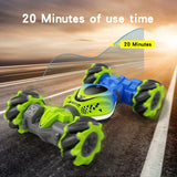 Coche de inducción con minigiro y gestos, transformable, con control remoto, de doble cara, para escalada y acrobacias.