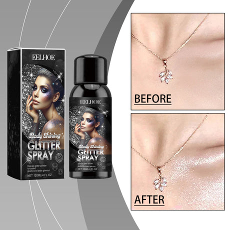 Stage Makeup Glitter Spray, Highlighter Spray Natural Stereo Long-Lasting Brightening Glitter - V.I.P Digital Presence