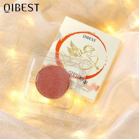 QIBEST Monochrome Eye Shadow Nude Makeup Earth Color Pearl Matte New Color Wine Red Earth Color Stage Makeup - V.I.P Digital Presence