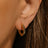 18K Gold-Plated Stainless Steel Huggie Earrings - V.I.P Digital Presence