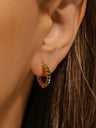 18K Gold-Plated Stainless Steel Huggie Earrings - V.I.P Digital Presence
