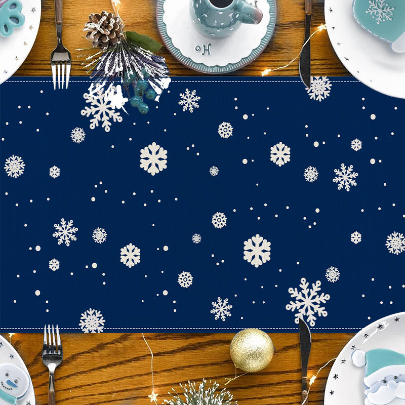 Dwarf Christmas Table Flag Living Room Festival Tablecloth Home Cabinet Decoration Tablecloth Mat Tea Flag - V.I.P Digital Presence
