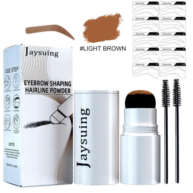 Jaysuing Eyebrow Printing Set Eyebrow Powder Hairline Retouching Eyebrow Shape Portable Hairline Eyebrow Repair Shadow Powder - V.I.P Digital Presence
