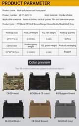 WoSporT can accommodate three 5.56 (or two 7.62) inner pockets with built-in function cover camouflage front panel - V.I.P Digital Presence