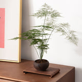 Retro - style Walnut Tea Tray, Wooden Soap - scented Candle Holder, Household Grocery Desktop Storage Box & Decorative Plate - V.I.P Digital Presence