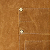 Long heavy-duty waxed canvas tool apron, carpenter apron, carpenter apron, carpenter waterproof 18 ounces - V.I.P Digital Presence