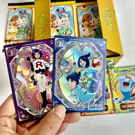 Mika's first Pok é mon collection interchangeable hidden cards character cards flash cards - V.I.P Digital Presence