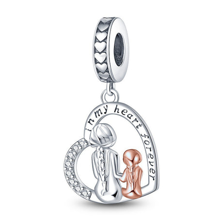 Mother's Day heart-shaped blessing pendant birthday gift DIY jewelry accessories - V.I.P Digital Presence