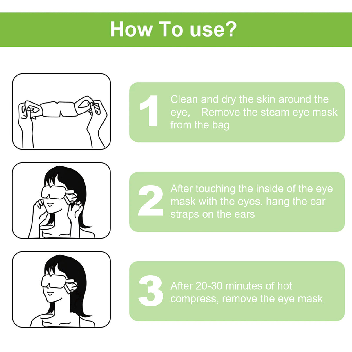 Herbal Steam Fatigue Relief Eye Mask, Relieve Eye Strain And Eye Discomfort Herbal Essence Hot Compress Eye Mask - V.I.P Digital Presence