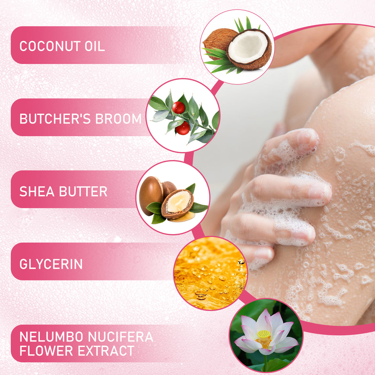 Aromatherapy Body Sponge, Firming Skin Belly Calf Arm Toning Body Cleansing Bath Sponge - V.I.P Digital Presence