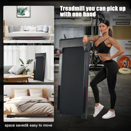 Brushless electric walking mat, 300 pound capacity, portable treadmill for home use, 0.5 to 4.0 miles per hour - V.I.P Digital Presence