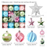 Christmas decoration 6cm electroplated ball plastic ball special-shaped painted Christmas ball gift Christmas tree pendant - V.I.P Digital Presence