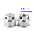1Pcs GT2 Pulley 30 36 40 60 Tooth 60T 5mm Bore GT2 Timing Pulley for Reprap 3D Printer Parts gt2 pulley 60 teeth - V.I.P Digital Presence