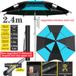360° adjustable fishing sun umbrella: anti-UV, rainproof, portable large outdoor shade. - V.I.P Digital Presence