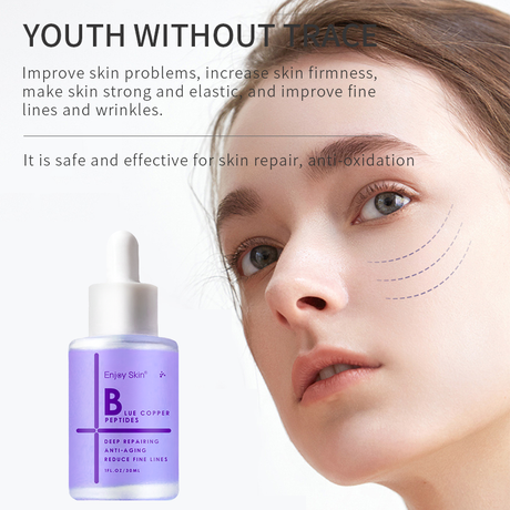 Enjoy Skin Organic Vegan Facial Skin Care Serum Whitening Anti Aging Copper Peptide Face Serum 30ml - V.I.P Digital Presence