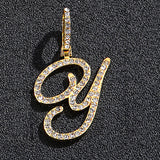 Hip hop accessories grass letter pendant melon seed buckle Cuban chain accessory - V.I.P Digital Presence
