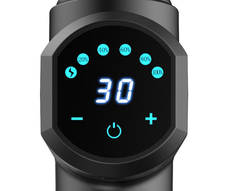 Fascia gun professional grade fitness massager with 6 massage heads for deep muscle tissue massage - V.I.P Digital Presence