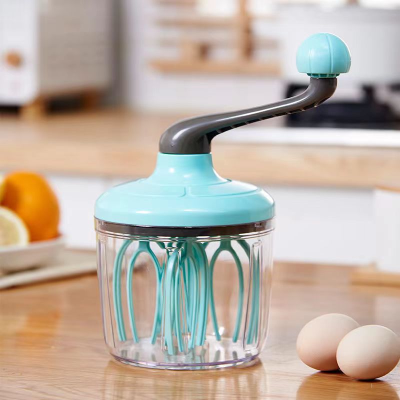 Household Baking Tools Cake Cream Beater Stirring Rod Egg White Foaming Machine Semi-Automatic Hand Operated Egg Beater - V.I.P Digital Presence
