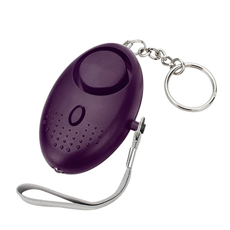 Alarma de autodefensa de 140 dB, alerta de seguridad, alarma de emergencia fuerte, llavero, seguridad personal para mujeres, niños, ancianos y niñas.