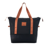 Hard shell luggage set 6-piece luggage set, expandable lightweight wheeled luggage, TSA lock, black brown - V.I.P Digital Presence