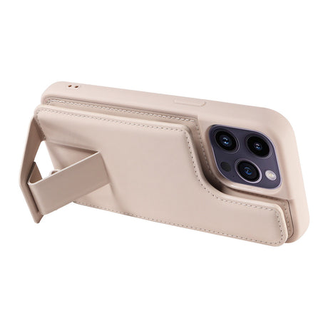 Suitable for Apple 15 phone case 13promax stand phone case adhesive leather anti drop 12 accordion card insertion phone case - V.I.P Digital Presence