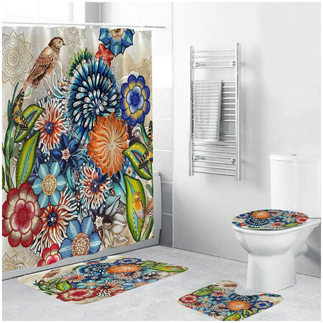 Bohemian Style 3D Digital Printing Polyester Waterproof and Mold Proof Shower Curtain Bathroom Shower Curtain - V.I.P Digital Presence