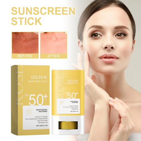 Rose UV Protection Cream, Outdoor UV Brightening Skin Portable Dry Oil Protective Cream - V.I.P Digital Presence