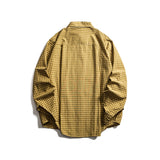 Checkered long sleeved loose casual shirt - V.I.P Digital Presence