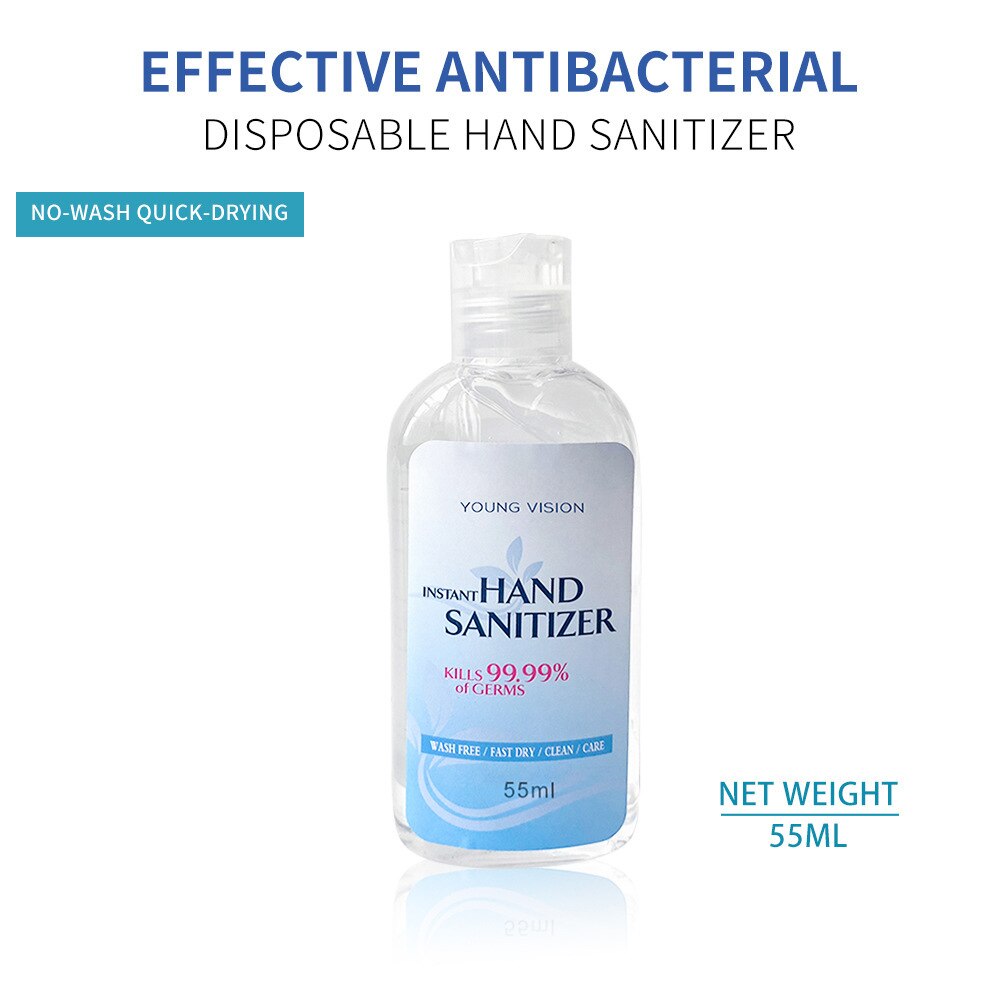 55ml Anti Virus Alcohol Hand Sanitizer Anti Bacteria Moisturizing Aloe Vera Hand Wash Disinfectant Gel Disposable Soap Skin Care - V.I.P Digital Presence