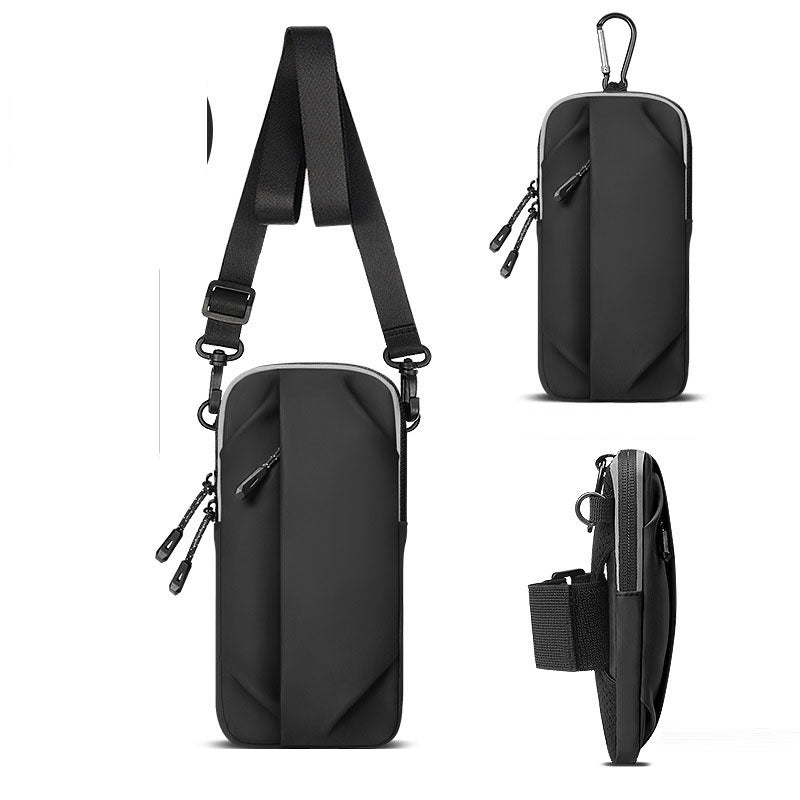 Running mobile phone arm bag for men and women, single shoulder diagonal cross bag, wrist bag, fitness sports travel equipment, - V.I.P Digital Presence