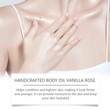 WOODSLEEP handmade vanilla Rose body oil, nourishing skin, delicate and easy to absorb fragrance massage essential oil - V.I.P Digital Presence