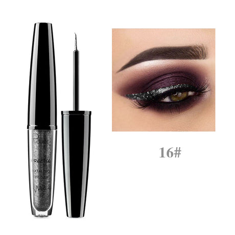 Heavy Metal Pearlescent Liquid Eyeliner Pudaier Metallic Liquid Eyeliner Sparkle Eyeliner Collection - V.I.P Digital Presence