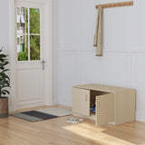 Squirrel cage acrylic panel with independent storage cabinet and wooden guinea pig room with bridge (L 31.50 x W 15.75 x H32.28) - V.I.P Digital Presence