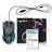 X100 wired gaming mouse with colorful glowing e-sports office mouse adjustable 3600dpi - V.I.P Digital Presence